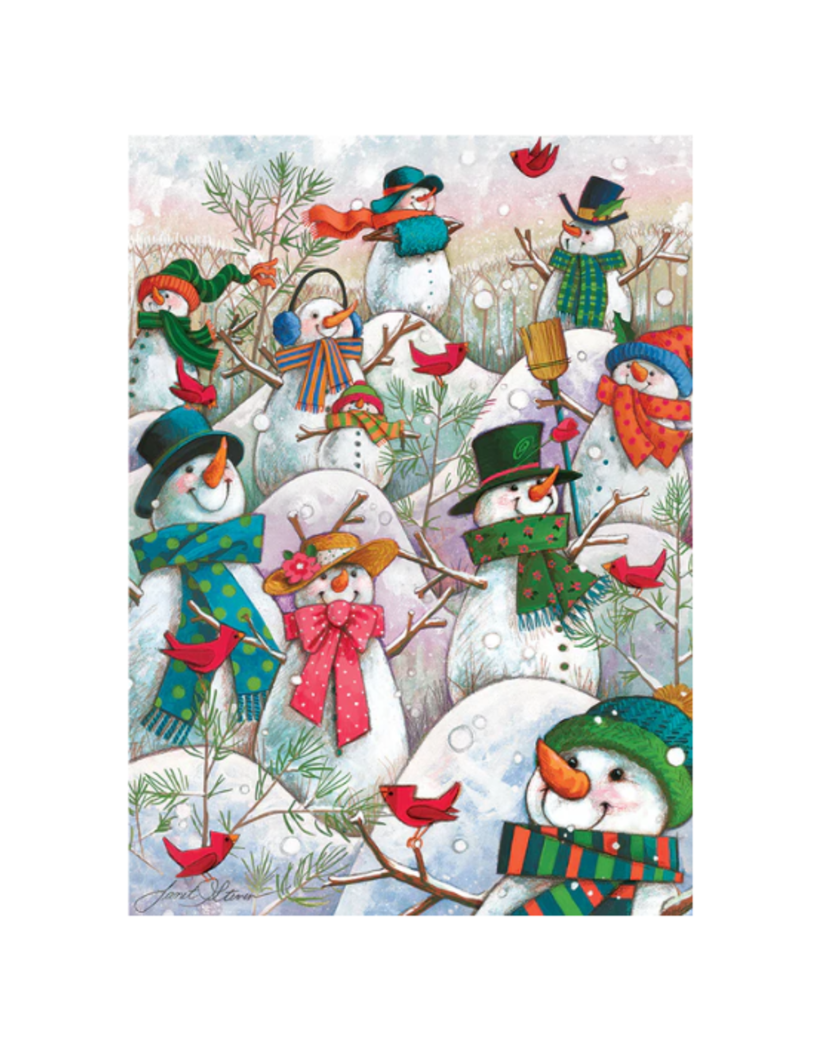 Cobble Hill Cobble Hill - 500pcs - Hill of a Lot of Snowmen