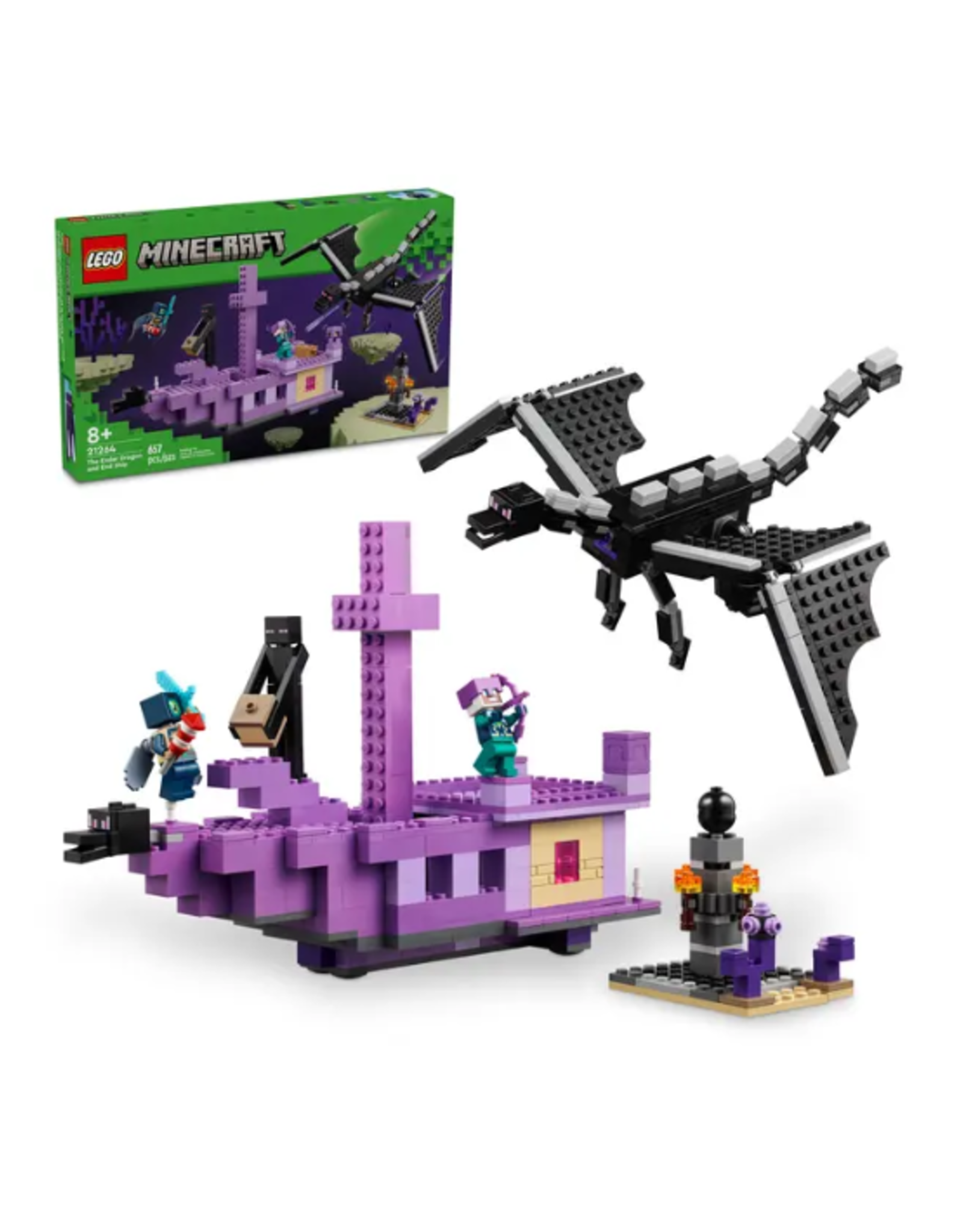 Lego Minecraft 21264 The Ender Dragon and End Ship ToymastersMB Westmans Local Toy Store