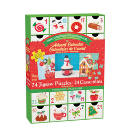Sweet Christmas Advent Calendar 24 Puzzles