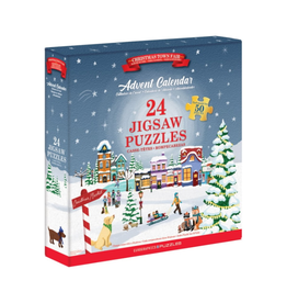 Eurographics Christmas Town Fair Advent Calendar 24 Puzzles
