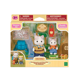 Calico Critters Exciting Exploration Set Latte Cat Brother & Baby
