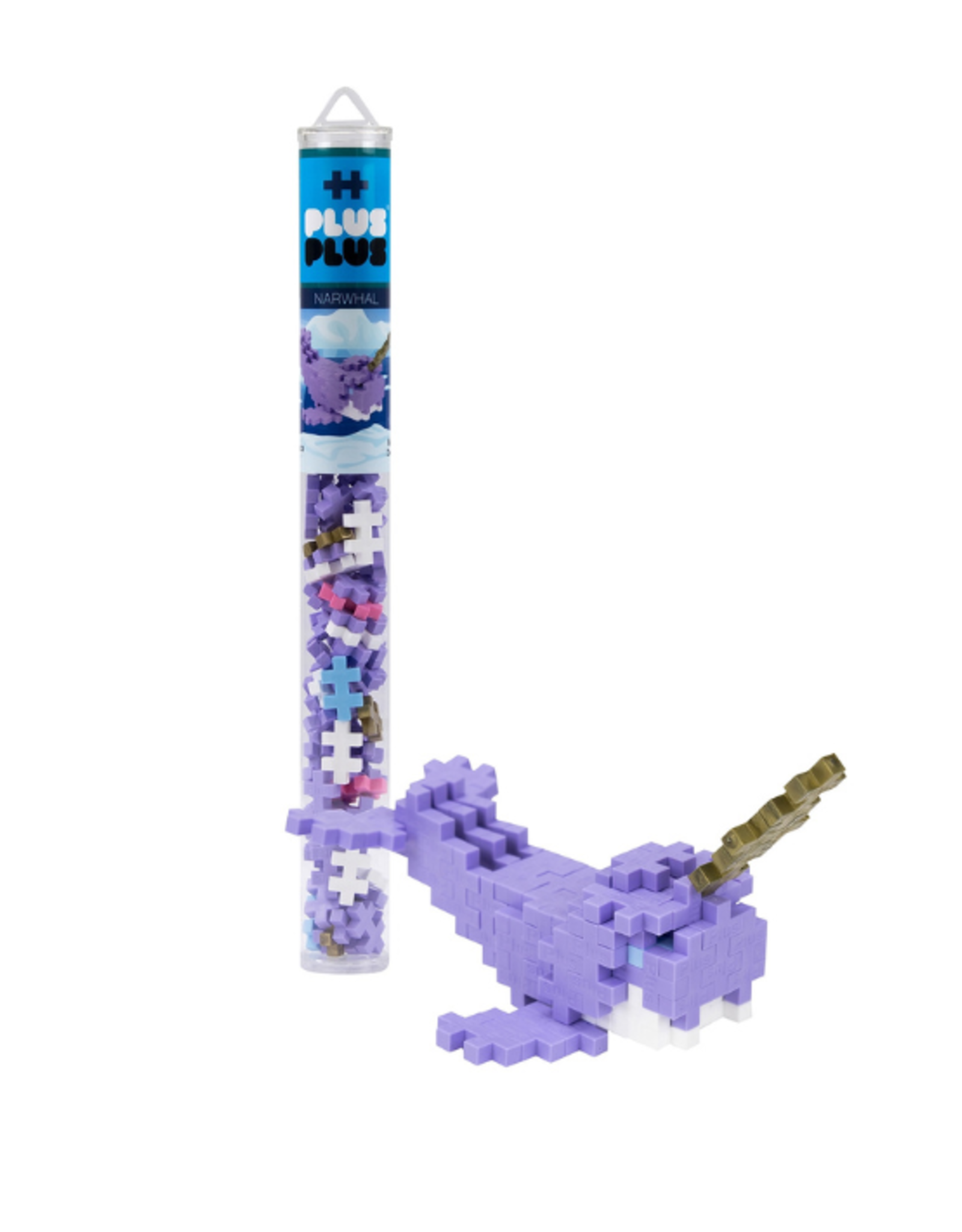 Plus Plus - Narwhal Tube 70pcs