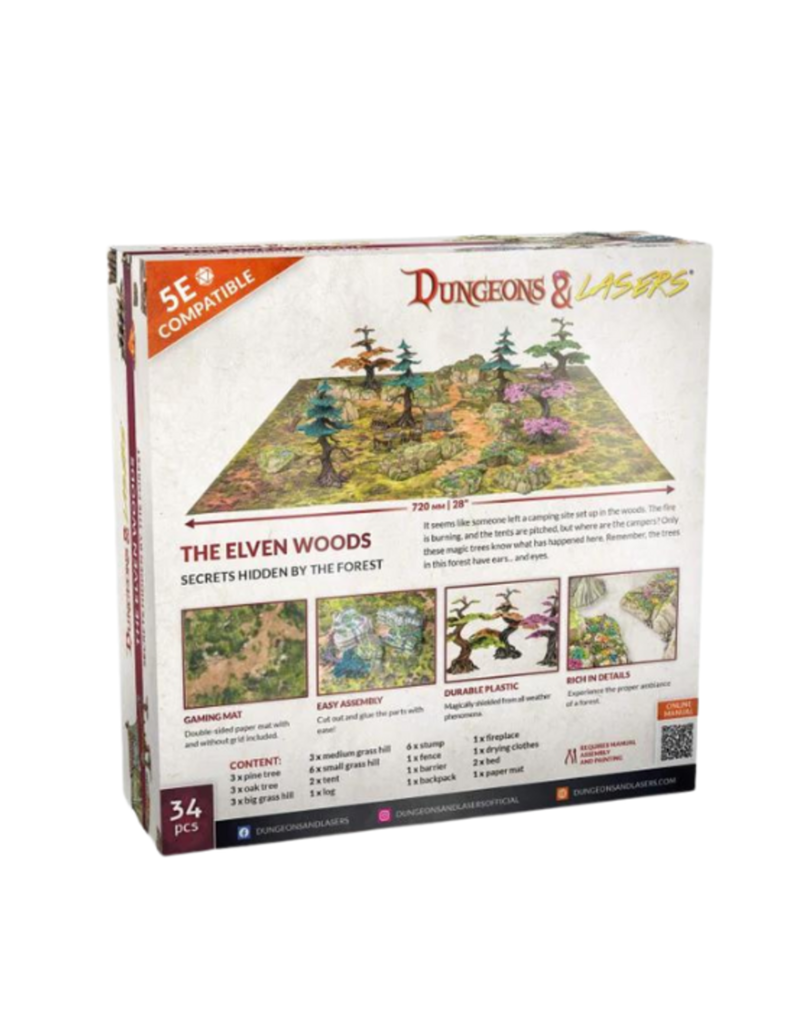 Archon Studio Archon Studio - Dungeons & Lasers Starter Set: The Elven Woods