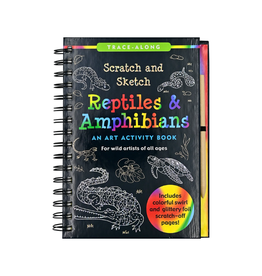 Peter Pauper Press Reptiles & Amphibians Scratch and Sketch
