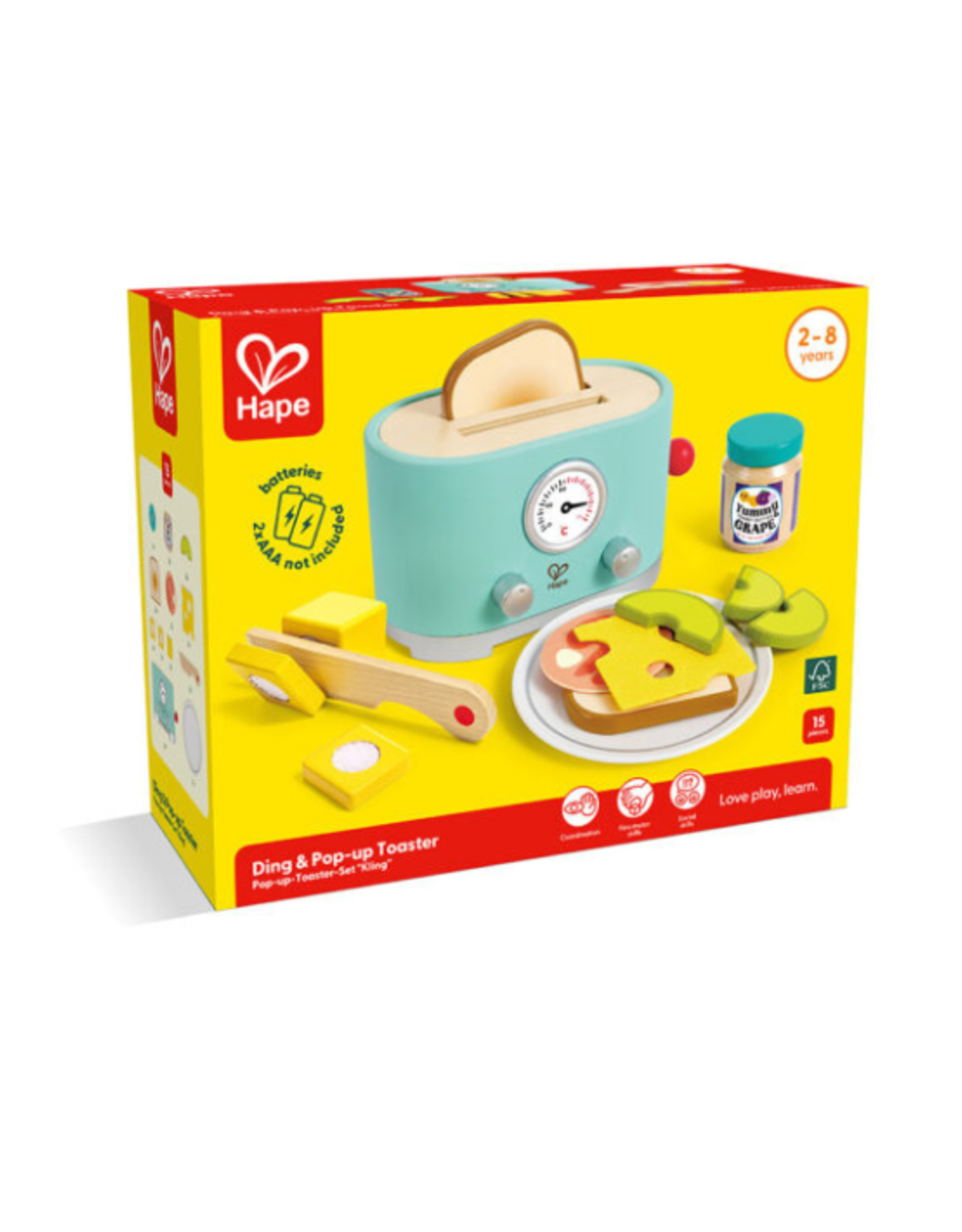 Hape Hape - Ding & Pop-Up Toaster