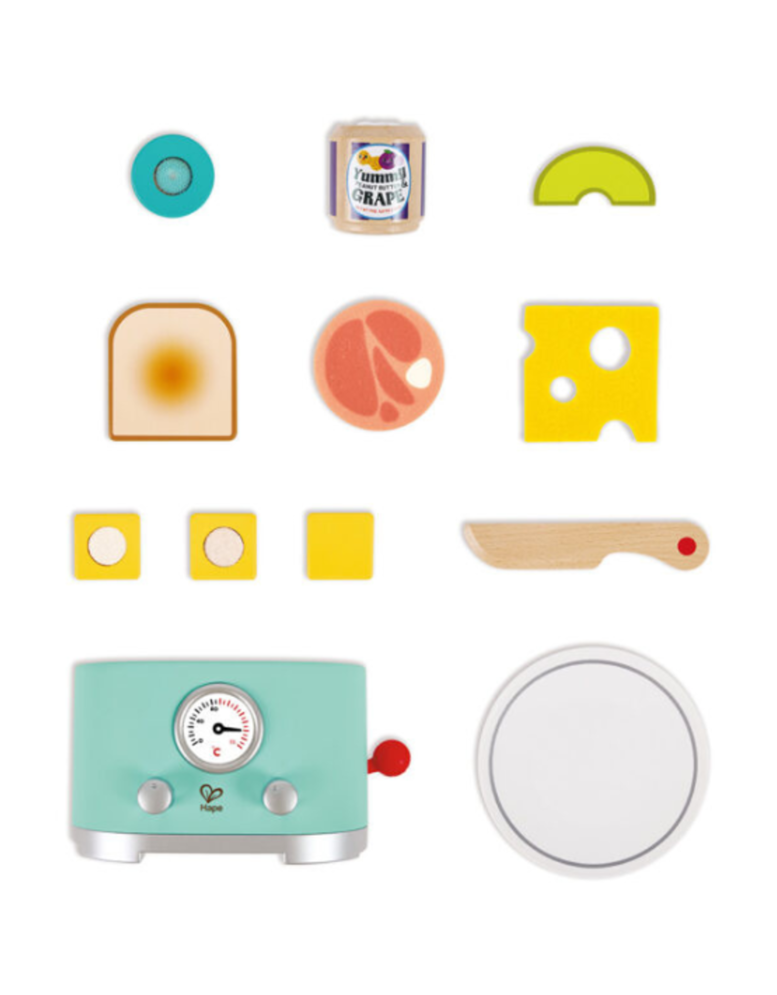Hape Hape - Dino & Pop-Up Toaster