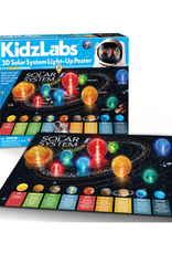 4M 4M - KidzLabs 3D Solar System Light-Up Poster