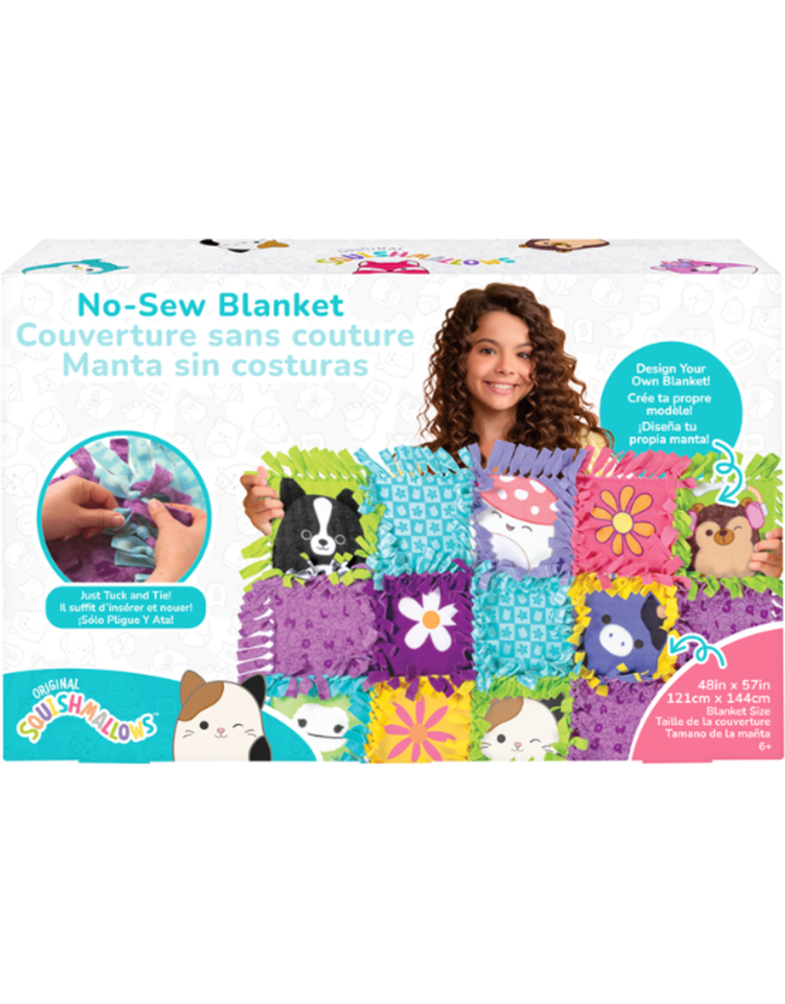 Fashion Angels - Squishmallows No-Sew Blanket Set