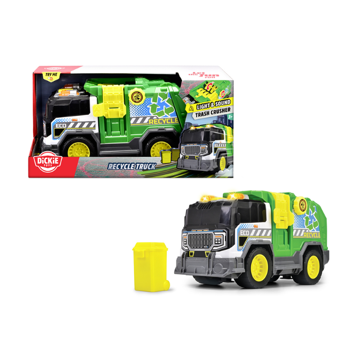 Dickie Toys City Heroes Recycle Truck Light and Sound 30 cm ToymastersMB Westmans Local Toy Store