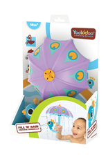 Yookidoo Yookidoo - Fill N Rain Peacock Umbrella Purple