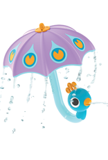 Yookidoo Yookidoo - Fill N Rain Peacock Umbrella Purple