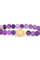 Fahlo Fahlo - The Journey Bracelet Sea Turtle (Coral Reef Violet)