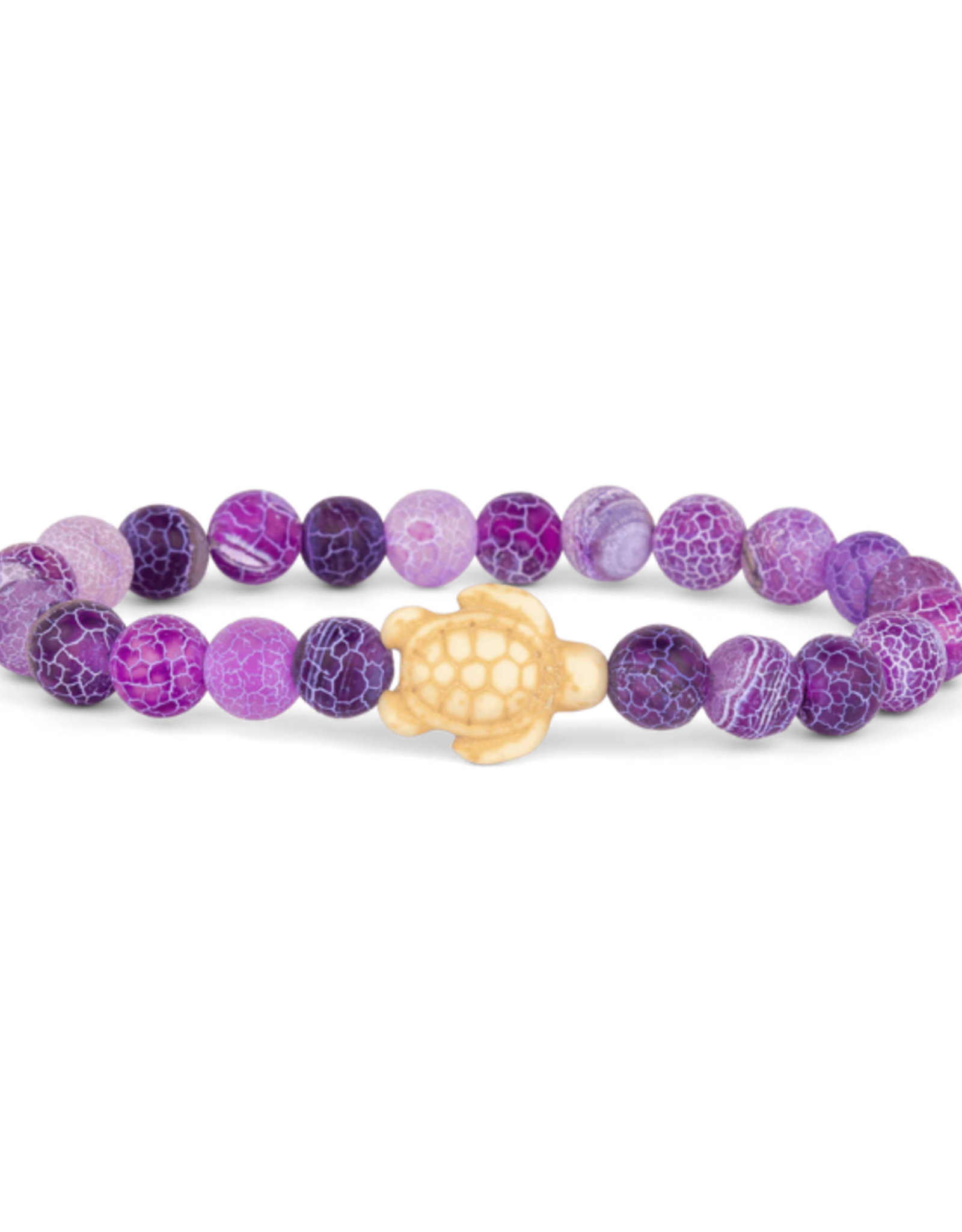 Fahlo Fahlo - The Journey Bracelet Sea Turtle (Coral Reef Violet)