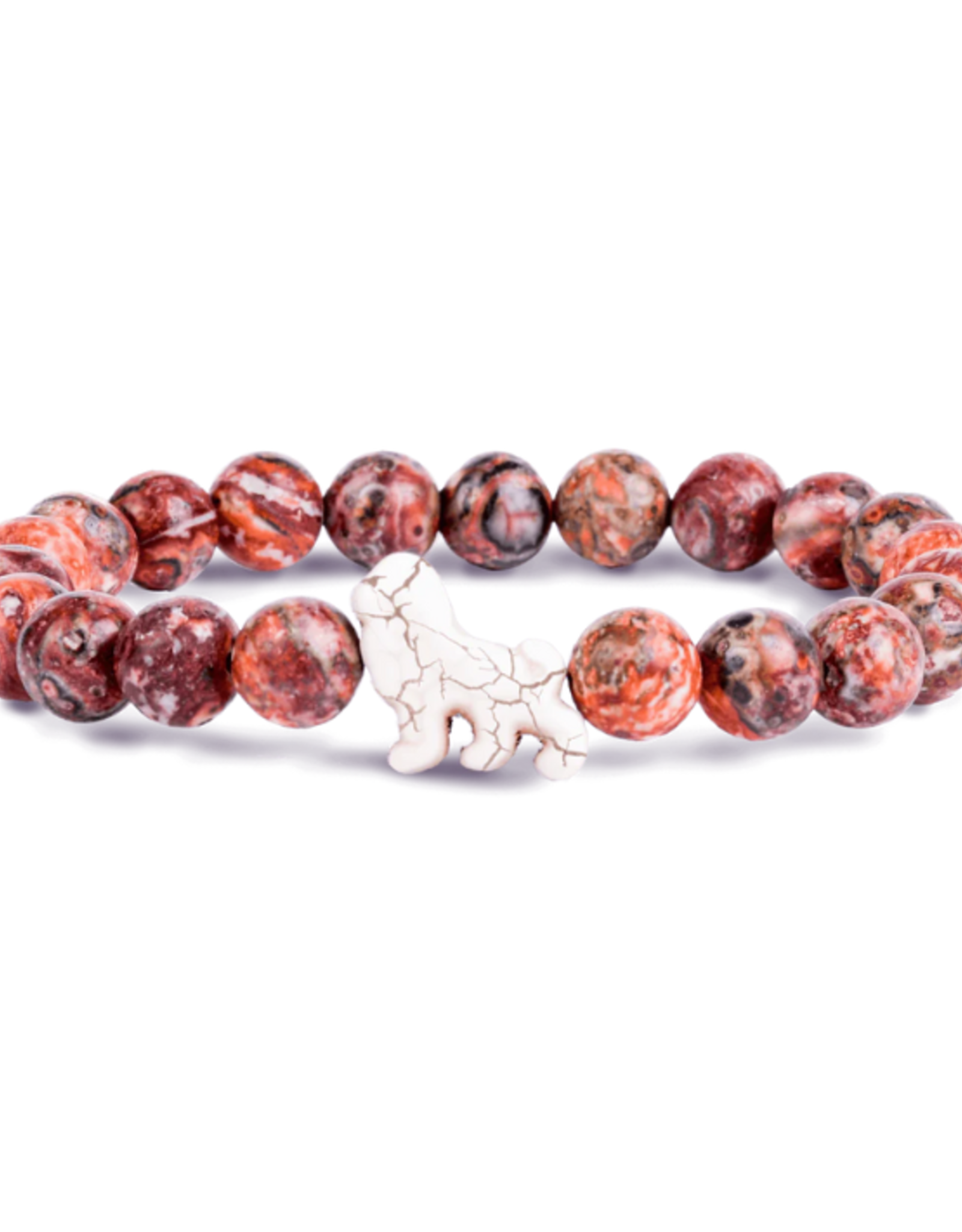 Fahlo Fahlo - The Excursion Bracelet Lion (Sahara Stone)