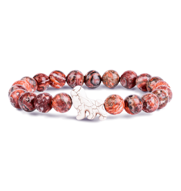 Fahlo Fahlo The Excursion Bracelet Lion (Sahara Stone)