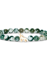 Fahlo Fahlo - The Scout Bracelet Wolf (Woodland Green)
