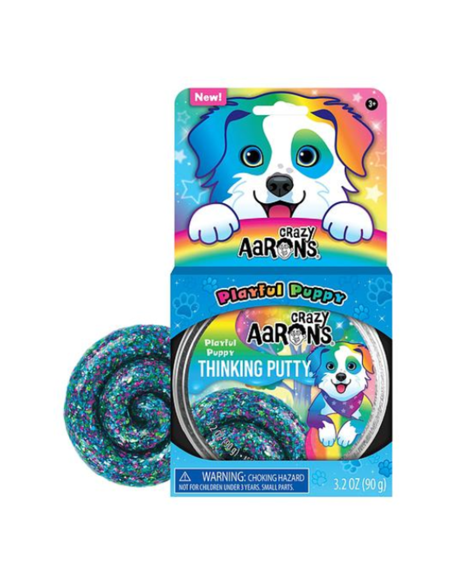 Crazy Aarons Crazy Aarons - 4" Playful Puppy Thinking Putty