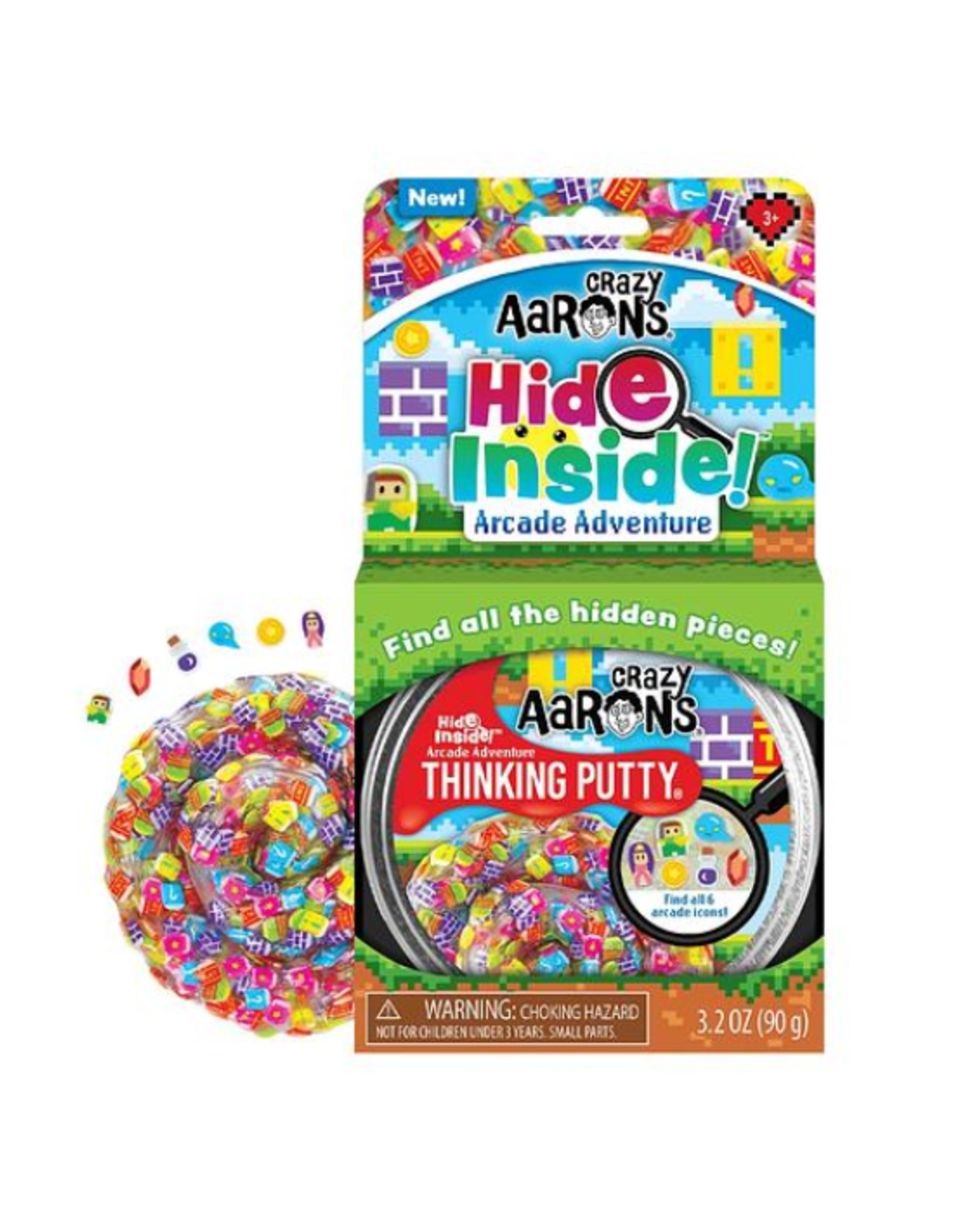 Crazy Aarons Crazy Aarons - 4" Arcade Adventure Thinking Putty