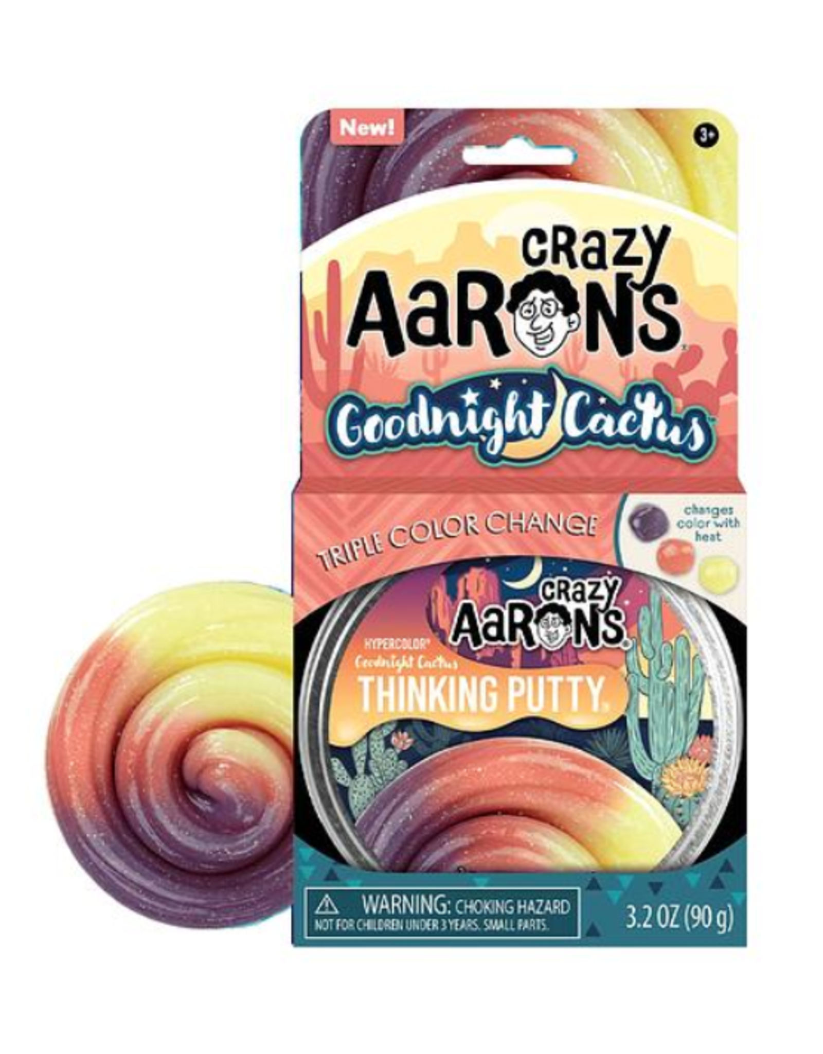 Crazy Aarons Crazy Aarons - Goodnight Cactus Thinking Putty