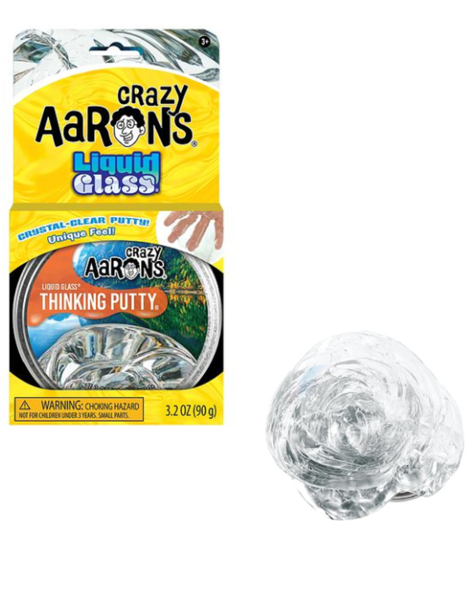 Crazy Aarons Crazy Aarons - 4" Liquid Glass Thinking Putty