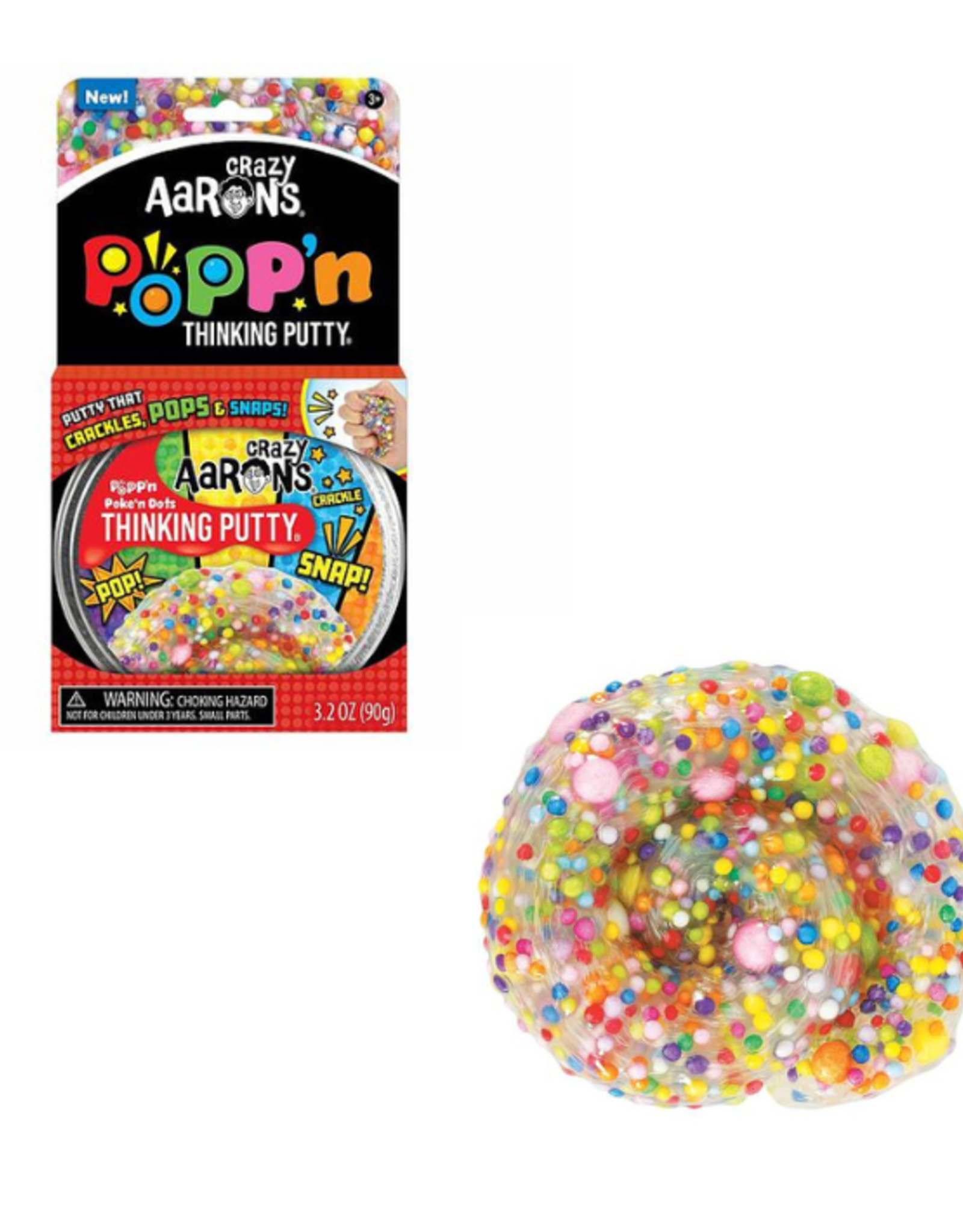 Crazy Aarons Crazy Aarons - 4" Poke'N Dots Thinking Putty