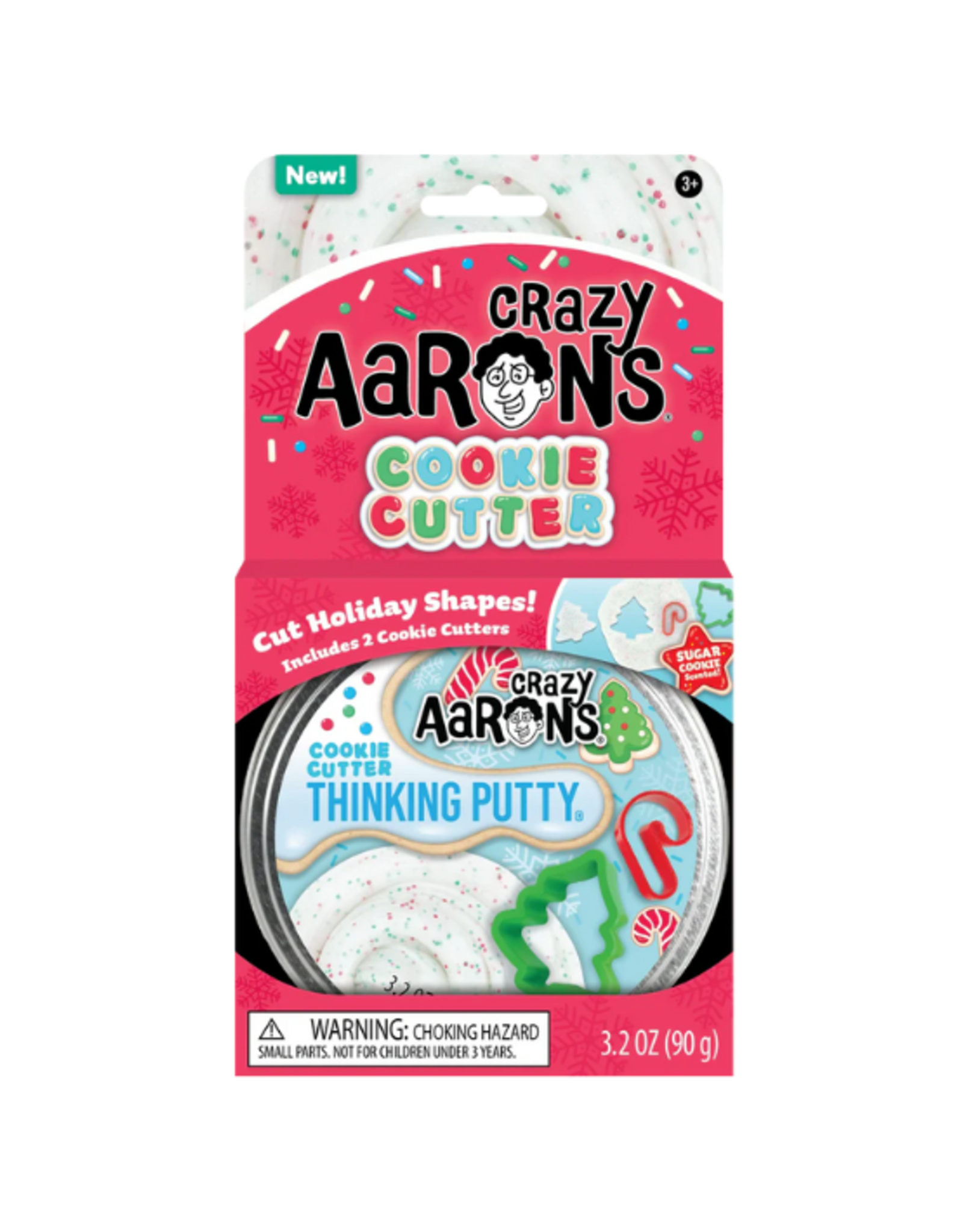 Crazy Aarons Crazy Aarons - 4" Cookie Cutter Thinking Putty