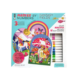 Bright Stripes Marker by Numbers Fantasy Fields