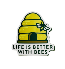 Stickers Northwest Inc. Life is Better with Bees Beehive Sticker