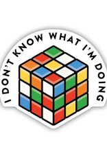 Stickers Northwest Inc. Stickers Northwest Inc - I Don't Know What I'm Doing Rubiks Cube Sticker