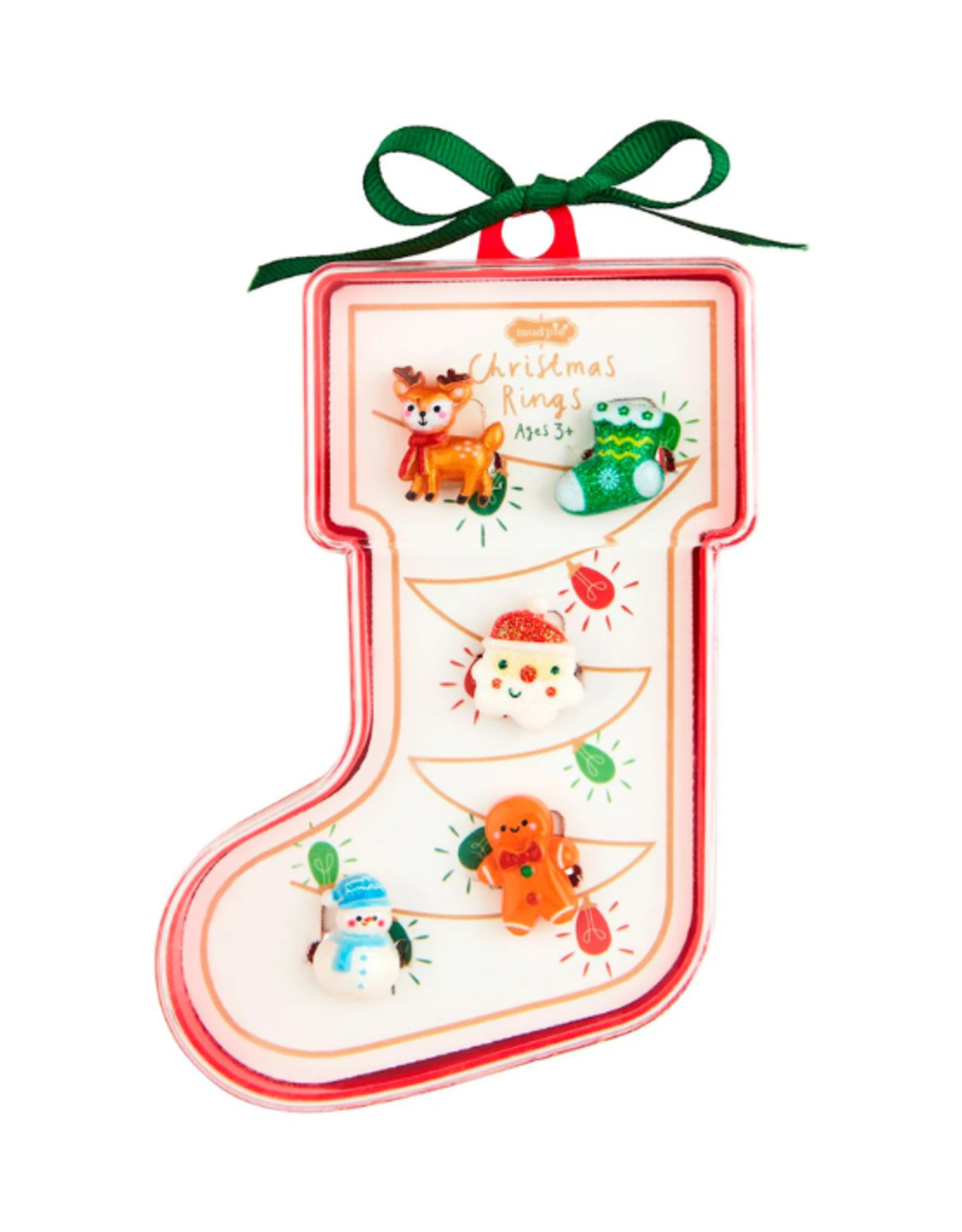 Mudpie Mud Pie - Stocking Christmas Rings
