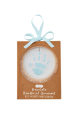 Mudpie Mud Pie - Blue Handprint Ornament