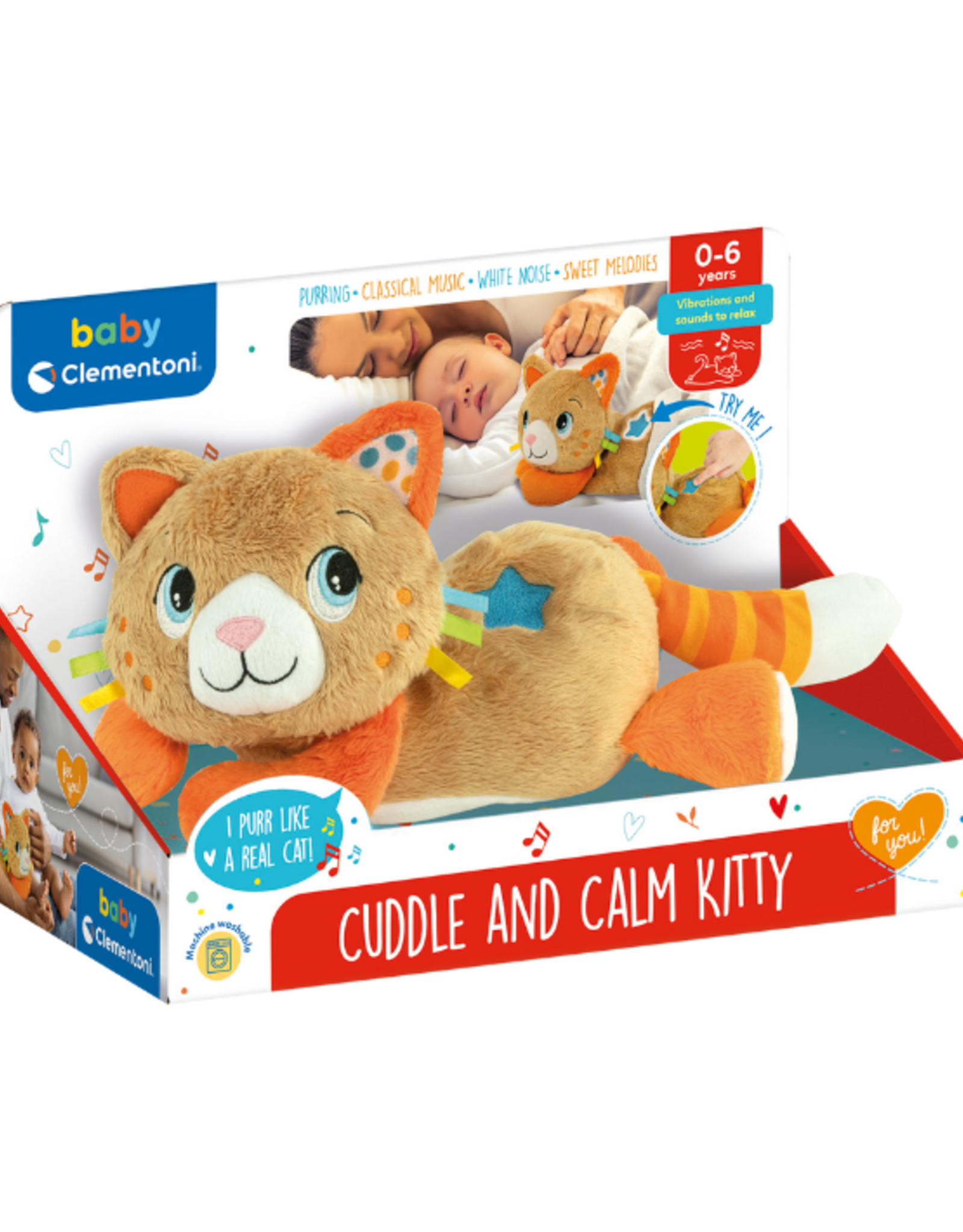 Purring toy cat hot sale