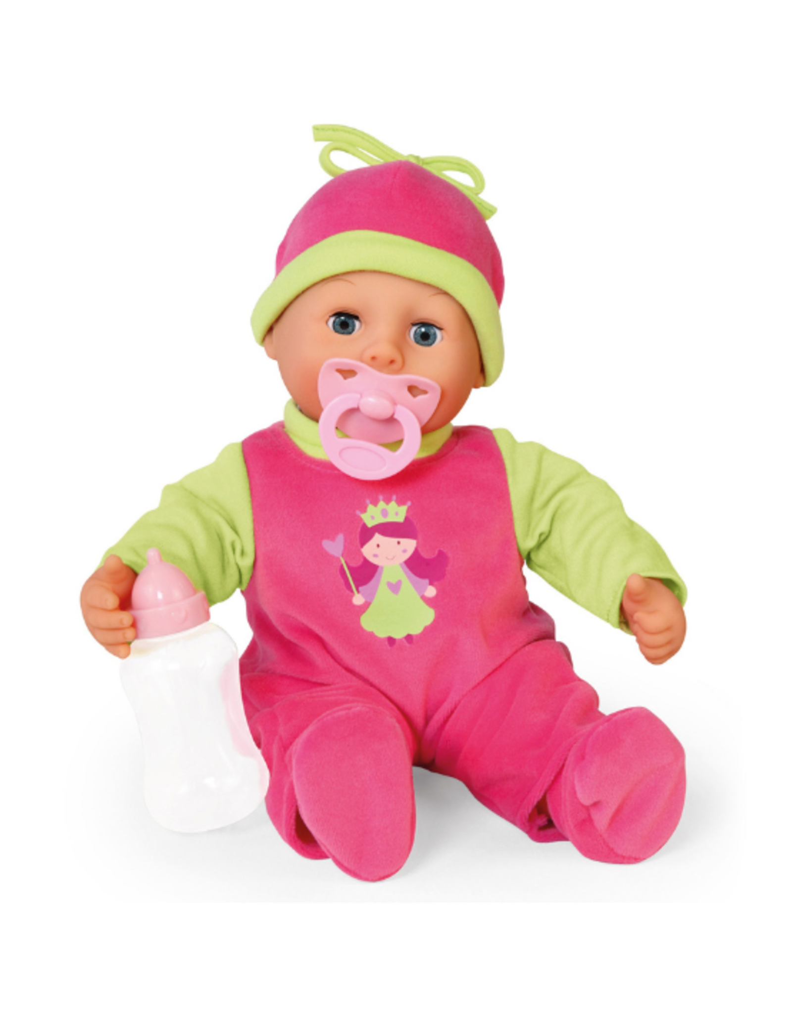 Bayer Bayer - First Words Baby 38cm (Green and Pink)