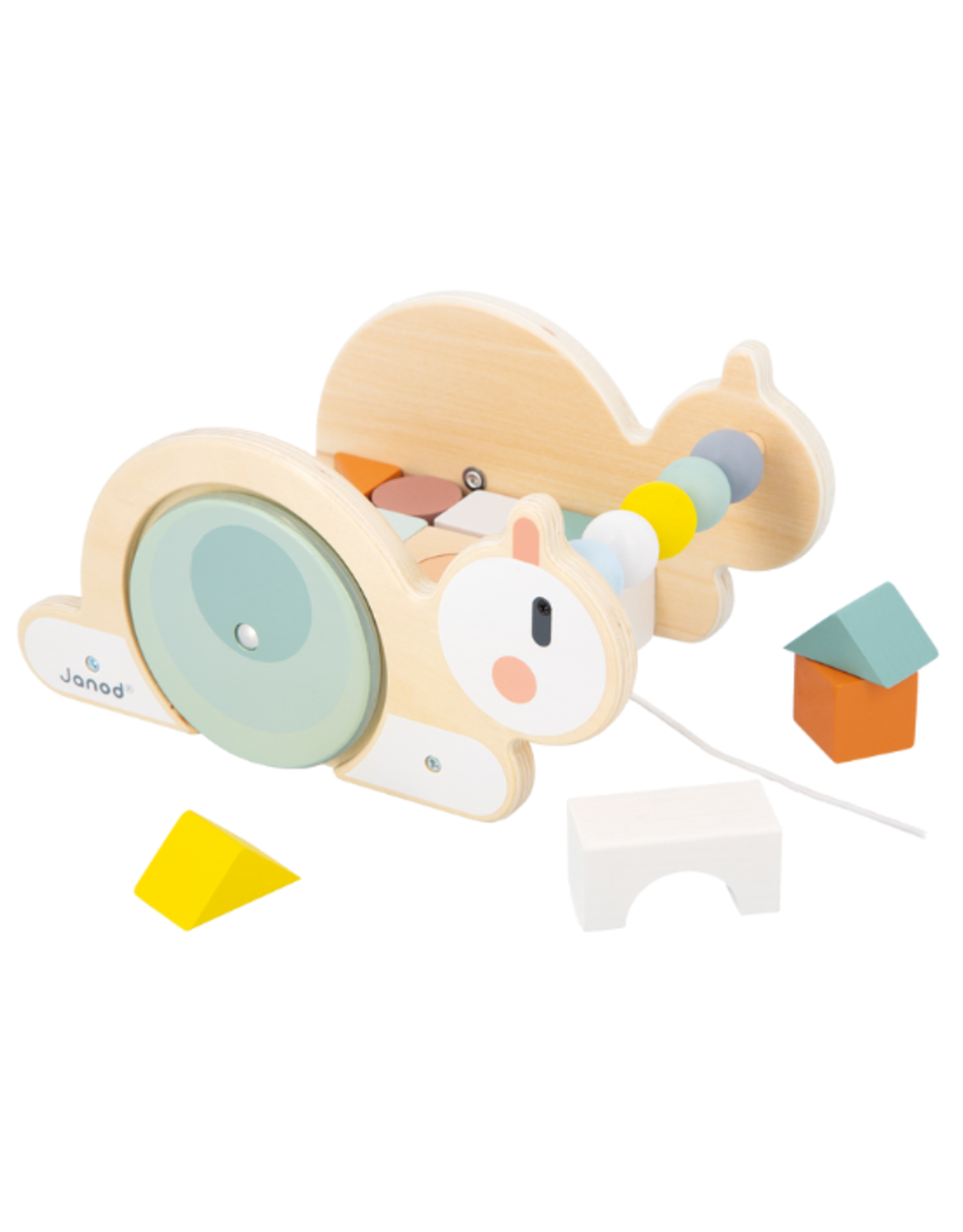 Janod Janod - Sweet Cocoon Pull-Along Snail Trolley