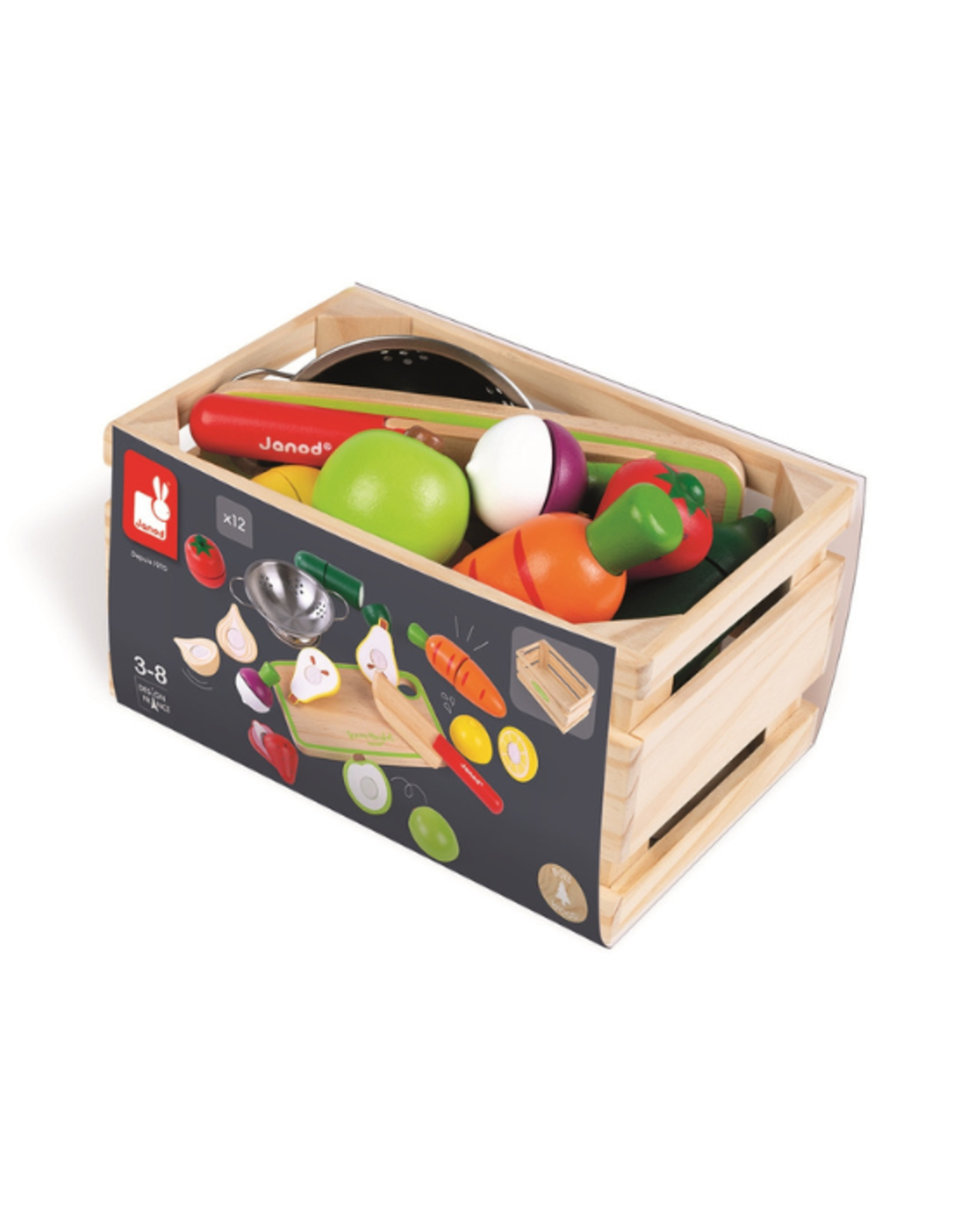 Janod Janod - Fruits & Vegetables Maxi Set