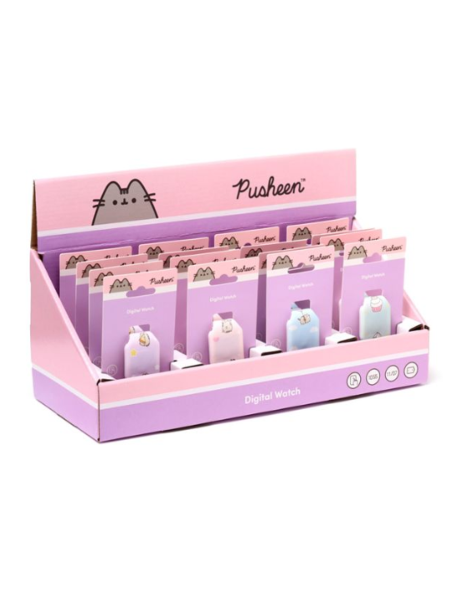 Puckator Pusheen the Cat Silicone Digital Watch 2.0