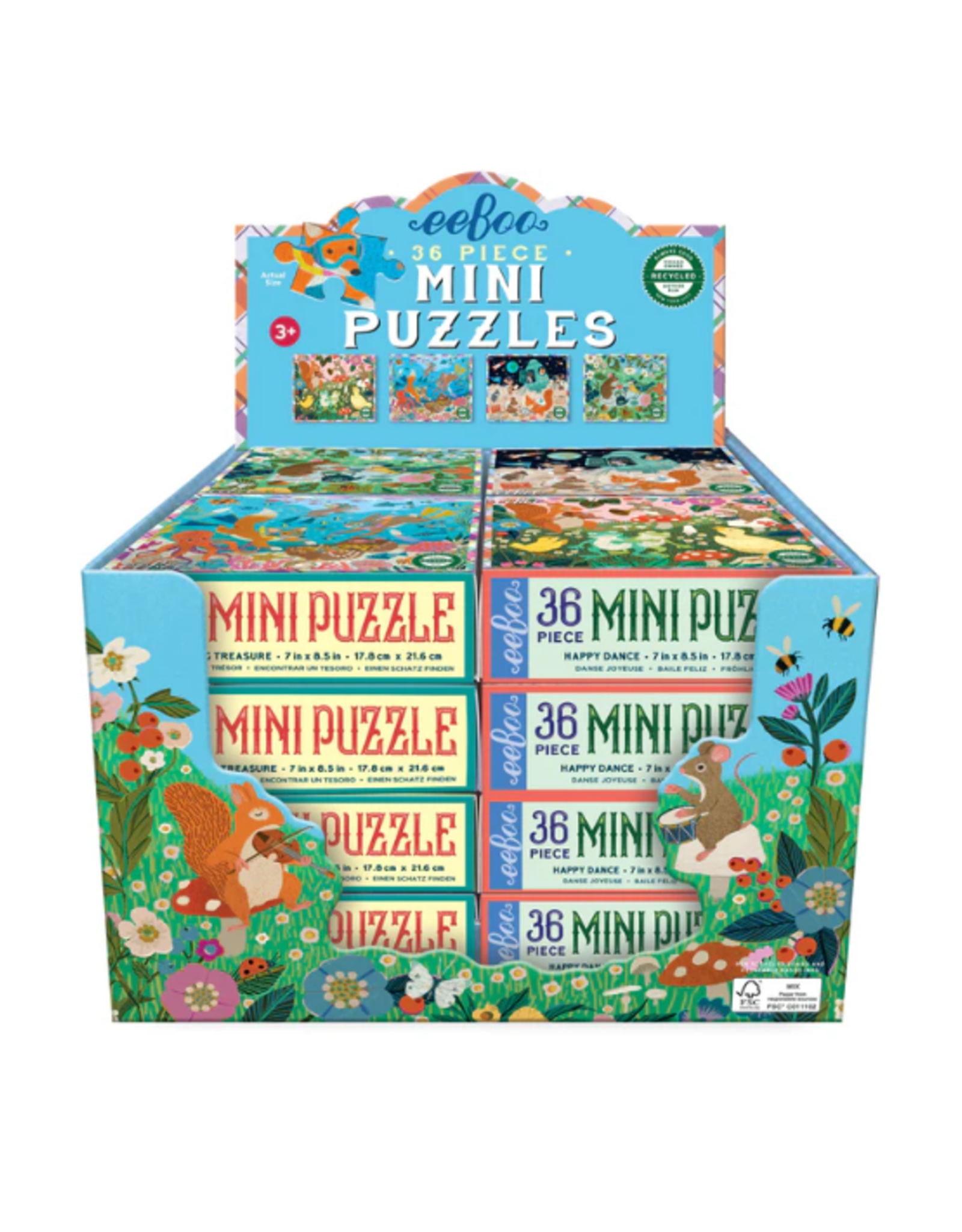 eeBoo eeBoo - Mini 36pc Victoria Puzzle Assortment