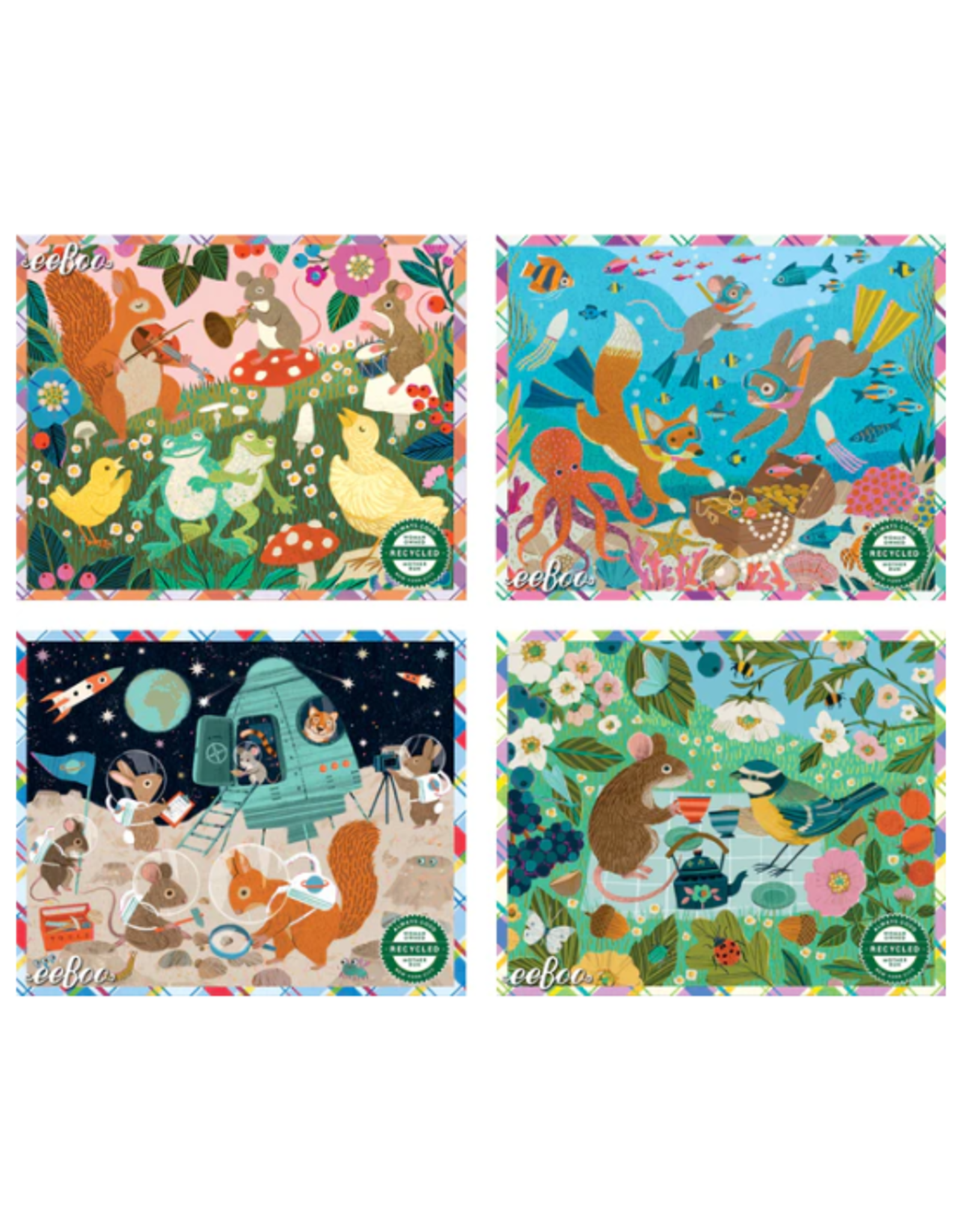 eeBoo eeBoo - Mini 36pc Victoria Puzzle Assortment