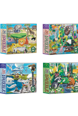 eeBoo EeBoo - Wild Habitats 36pcs Miniature Puzzle Assortment