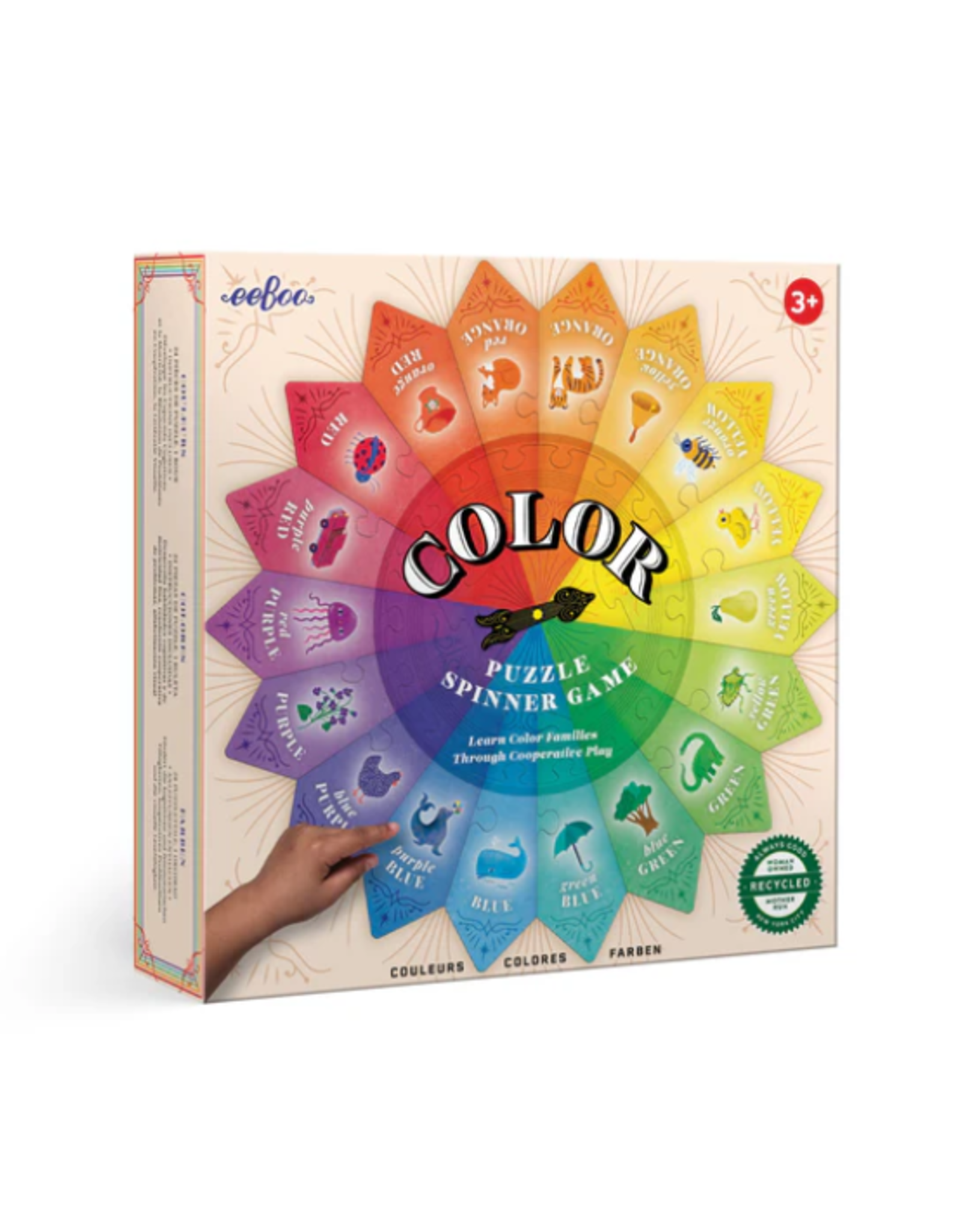 eeBoo EeBoo - Color Puzzle Spinner Game
