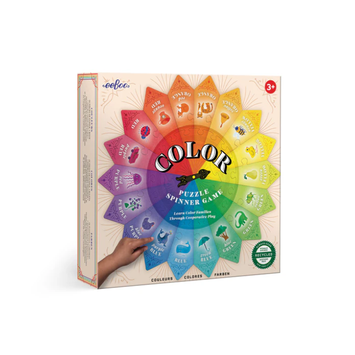 EeBoo - Color Puzzle Spinner Game - ToymastersMB.ca - Westmans Local ...