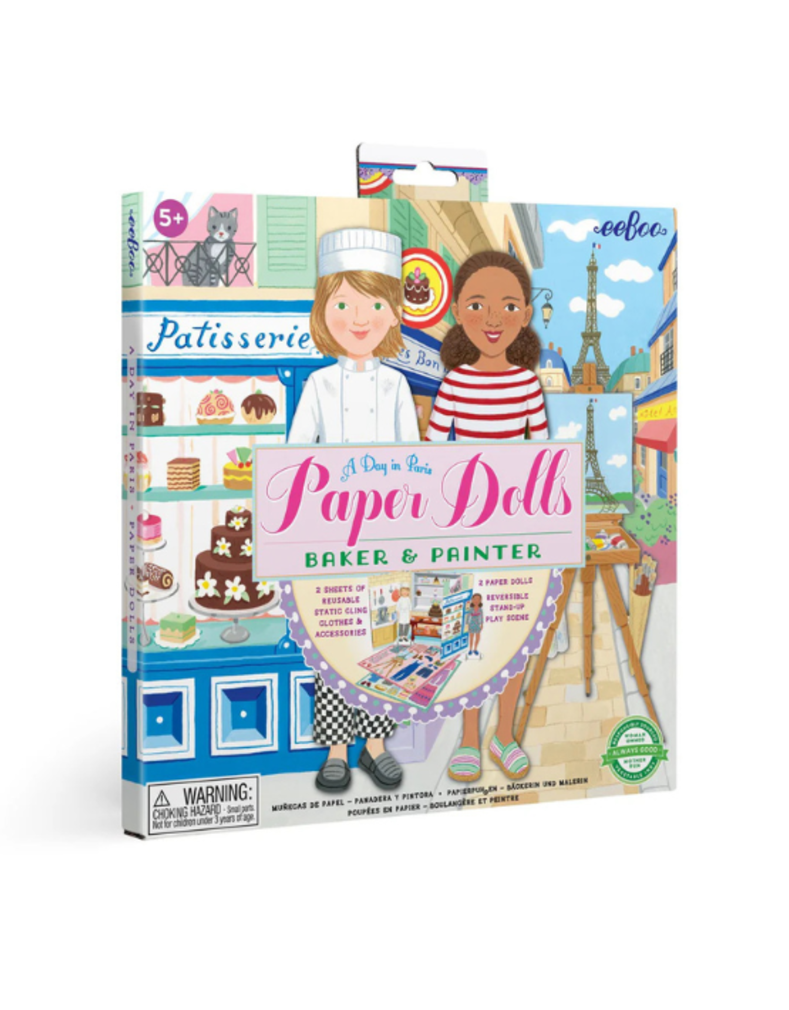 eeBoo EeBoo - Paper Dolls Baker & Painter