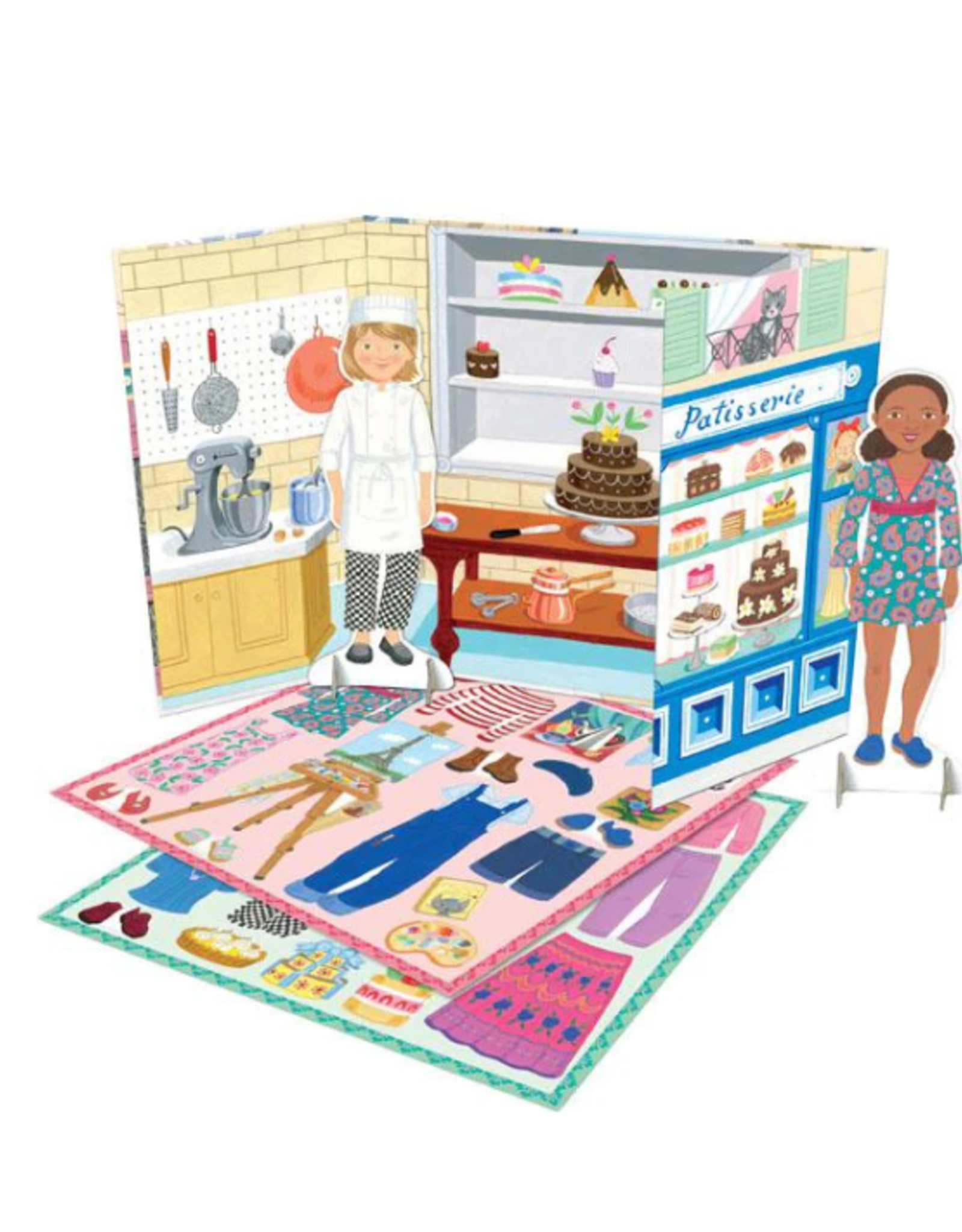 eeBoo EeBoo - Paper Dolls Baker & Painter