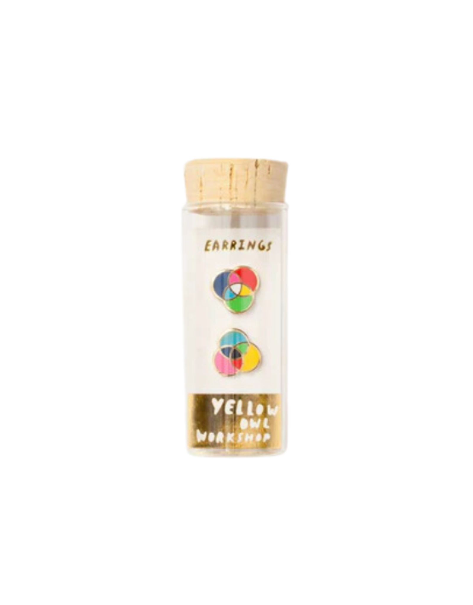 Yellow Owl Workshop Yellow Owl Workshop - Color Wheel Earrings (RGB & CMYK)