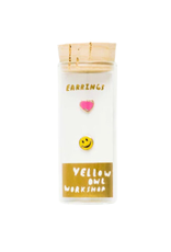 Yellow Owl Workshop Yellow Owl Workshop - Happy Face & Heart Earrings