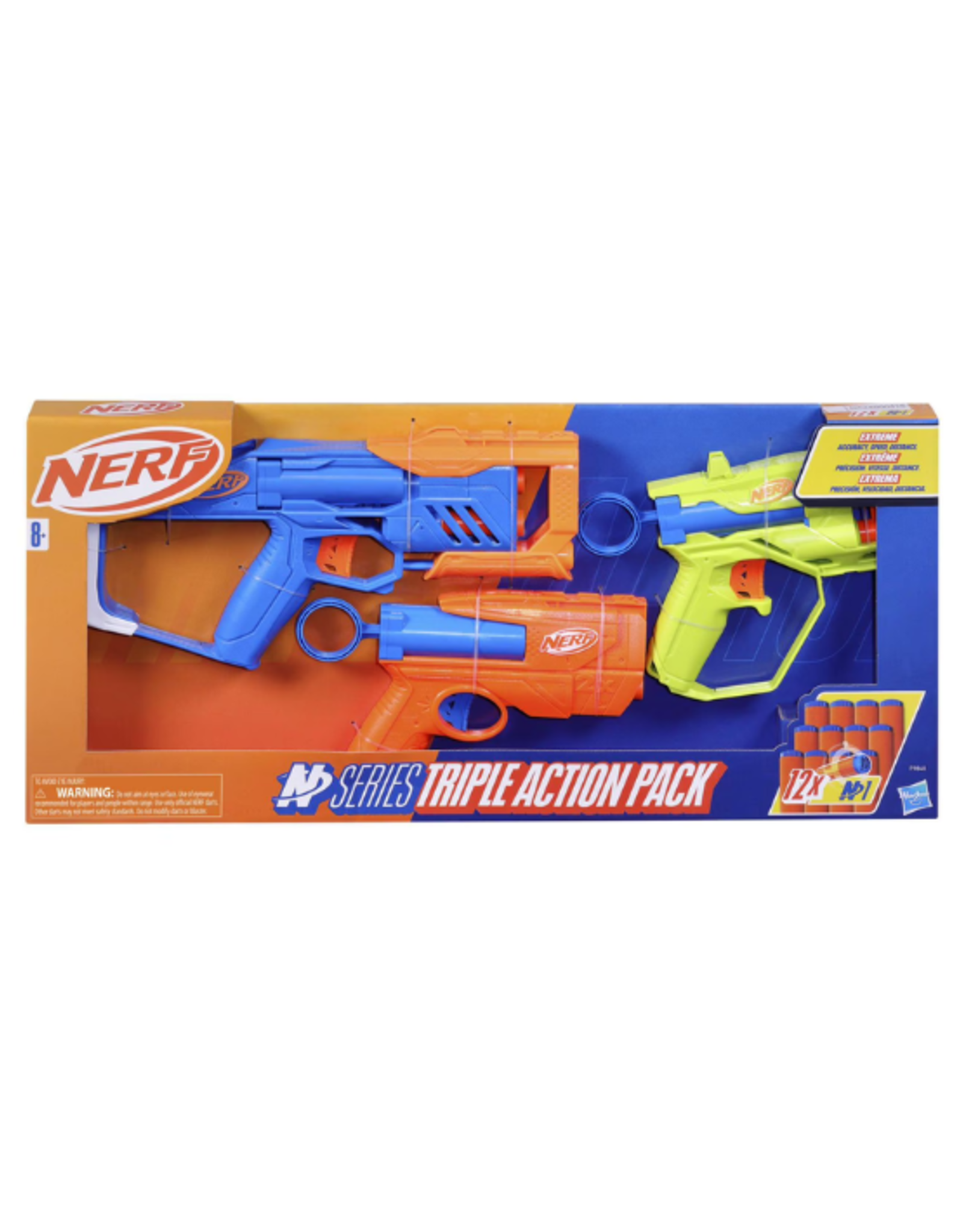 Hasbro Gaming Hasbro - Nerf N Series Triple Action Pack