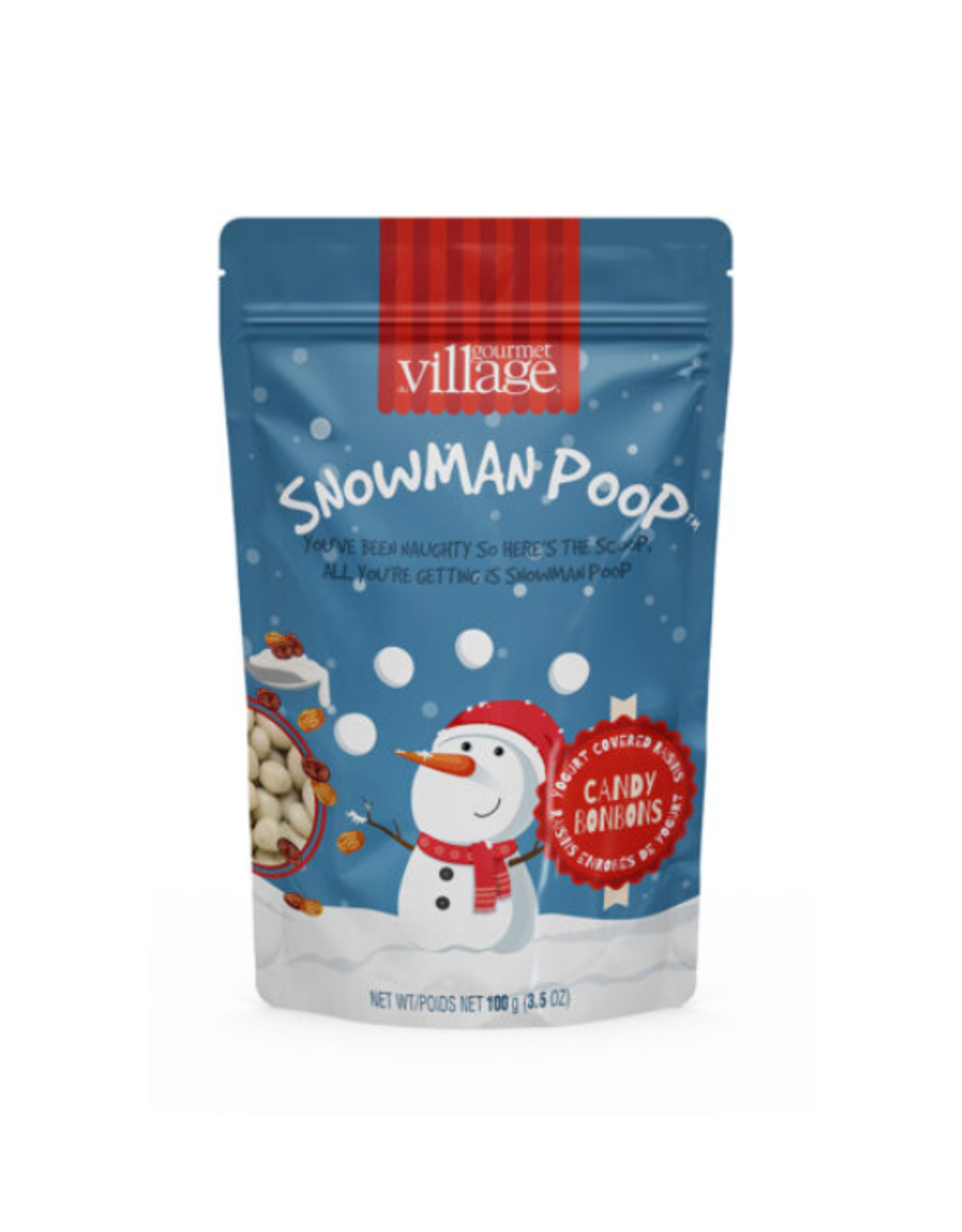 Gourmet Village Gourmet Village - Candy Snowman Poop Yogurt Raisins