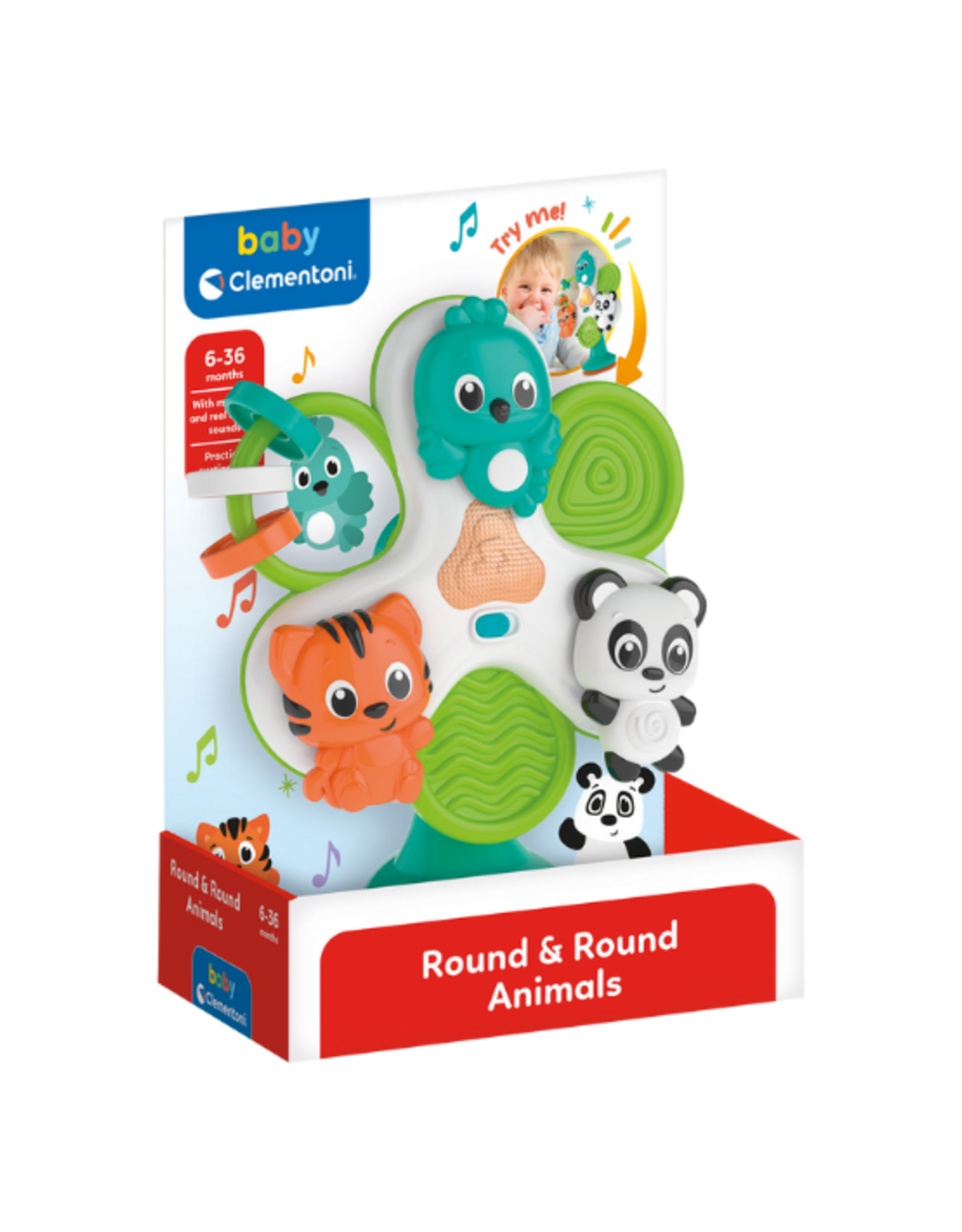 Clementoni Clementoni - Round & Round Animals