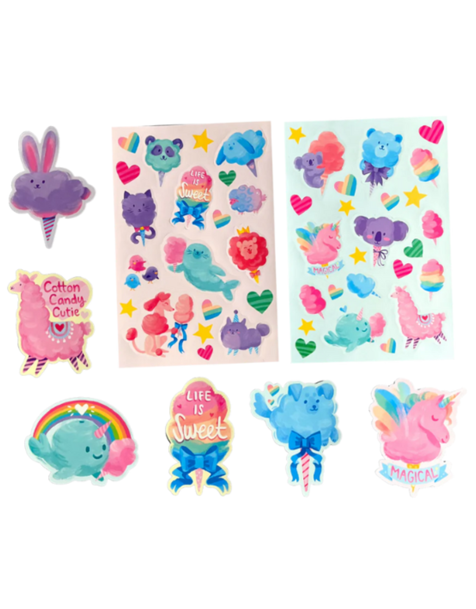 Ooly Ooly - Stickiville - Fluffy Cotton Candy - Scented