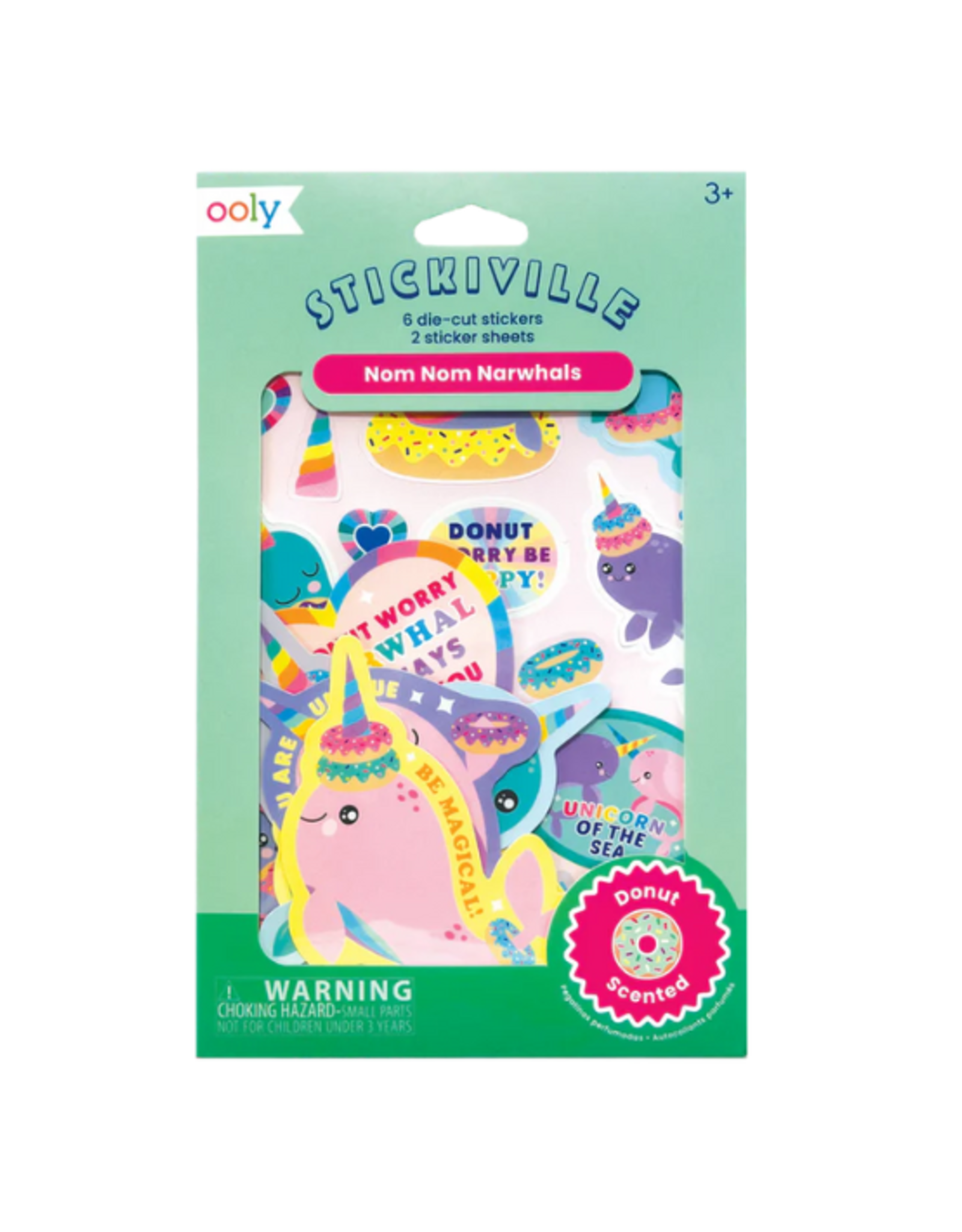 Ooly Ooly - Stickiville - Nom Nom Narwhals - Scented